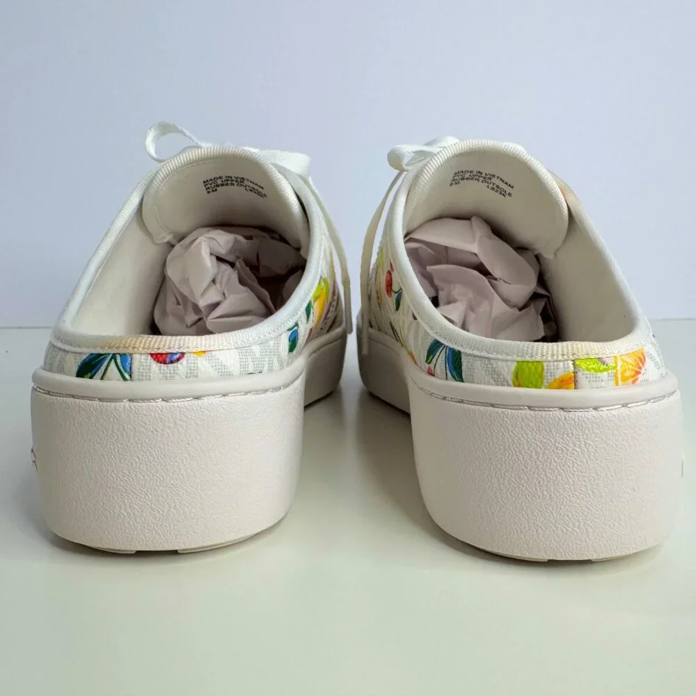 Michael Kors Poppy Fruit Print Logo Slip-On Sneaker Women's 8 - Picture 5 of 9